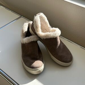 Timberland low faux fur slip-ons women